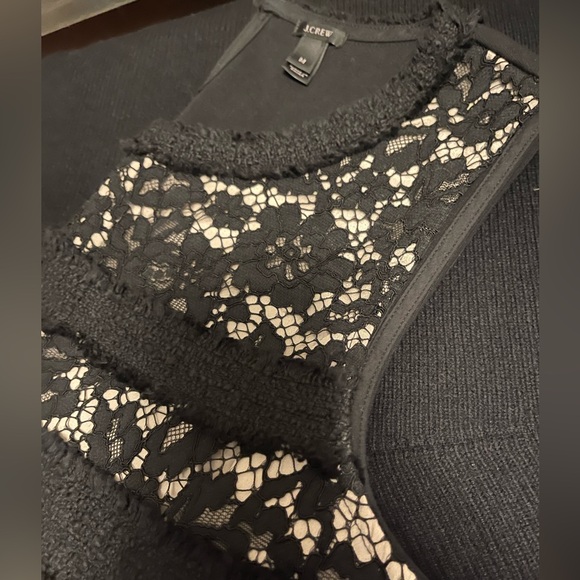 J. Crew Tops - J. Crew NWOT Black Lace Sleeveless Blouse